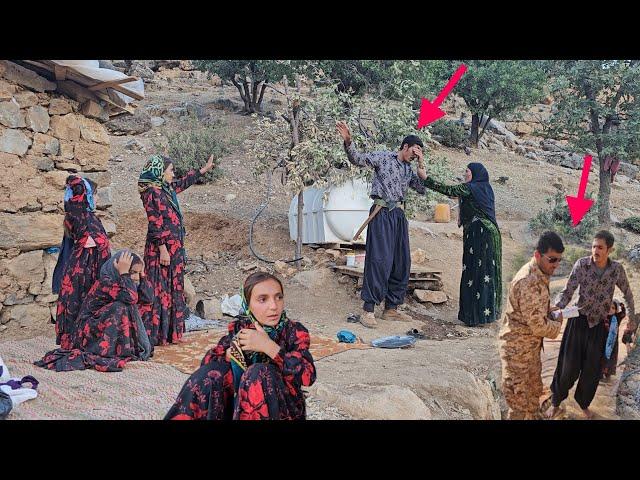 The beginning of a great tragedy Rajab left the mountain with his sister to escape from the police
