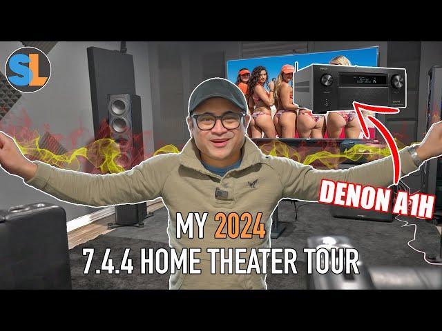 7.4.4 Home Theater Tour! Denon A1H is a MONSTER  WATCH TILL THE END 