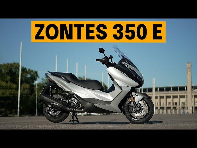 Zontes 350 E Maxi Scooter | The price performance winner?