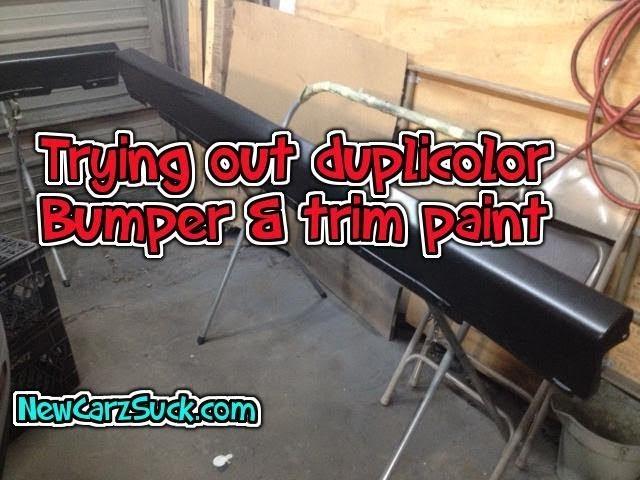 How to paint plastic trim using Duplicolor Trim & Bumper paint on the 1994 Honda Accord Review