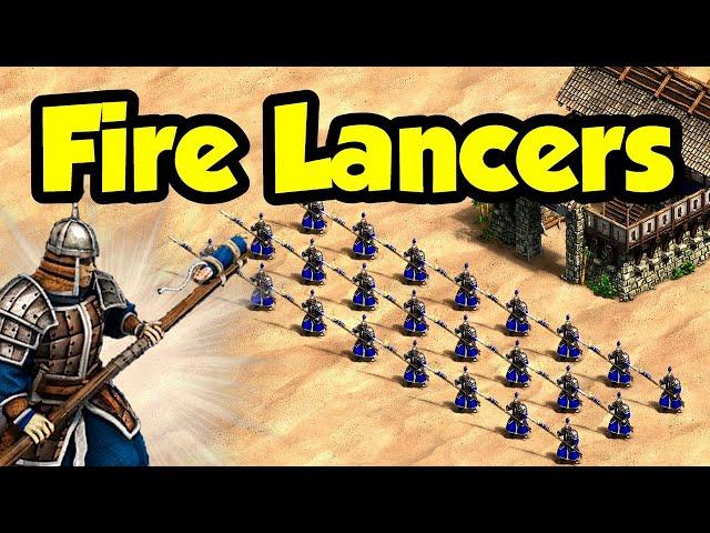 How good are Fire Lancers? (new AoE2 unit!)