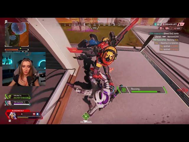 TSM ImperialHal played Apex with his girlfriend Acie on Stream