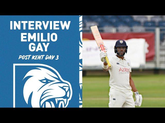 ️ Scoring my maiden first-class fifty for Durham it felt good | Emilio Gay post Kent day 3