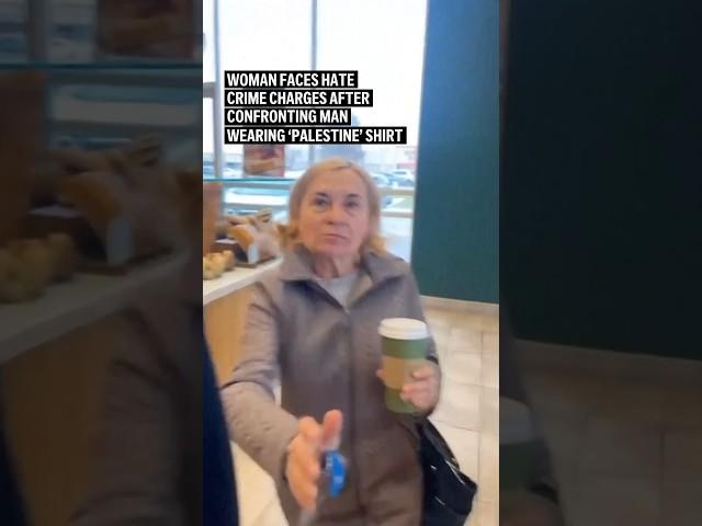 Woman faces hate crime charges after confronting man wearing 'Palestine’ shirt