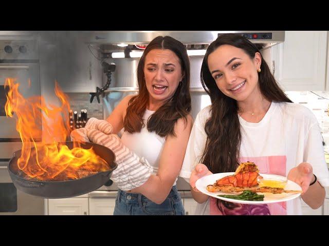 Who Can Make The Better Gourmet Meal for $20! - Merrell Twins