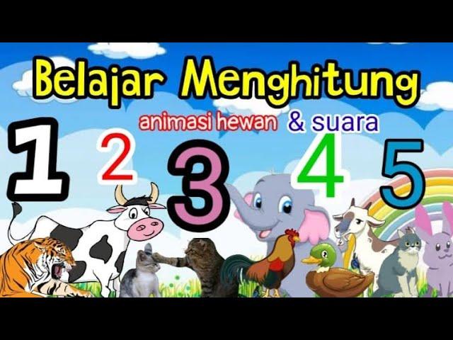 Belajar berhitung angka 1 sampai 10 Anak anak &  balita / mengenal angka untuk anak tk