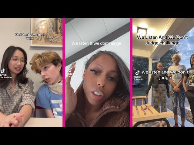 we listen and we don't judge (TIKTOK COMPILATION)🩷