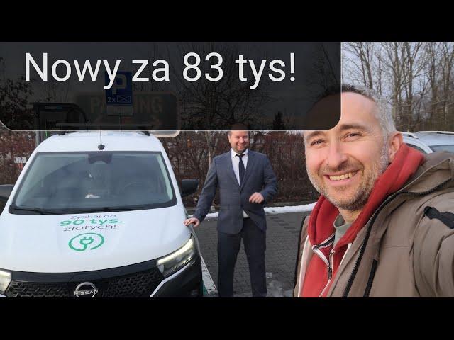 #Sprzedam Najtańszy nowy elektryczny Dostawczak,  Nissan Townstar za 83 tys zł netto! Zakopane Test