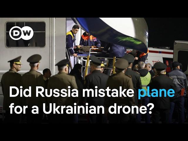 Why was Azeri plane not allowed to land in Chechnya, crashing instead in Kazakhstan? | DW News