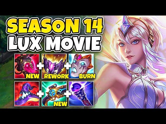 TRYING EVERY LUX BUILD POSSIBLE FOR SEASON 14! (THE LUX MOVIE)