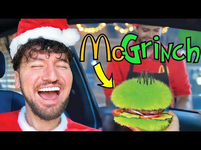 Trying WEIRD Holiday Drive-Thru Items