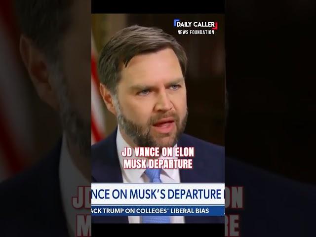 VANCE: "The DOGE effort will continue."