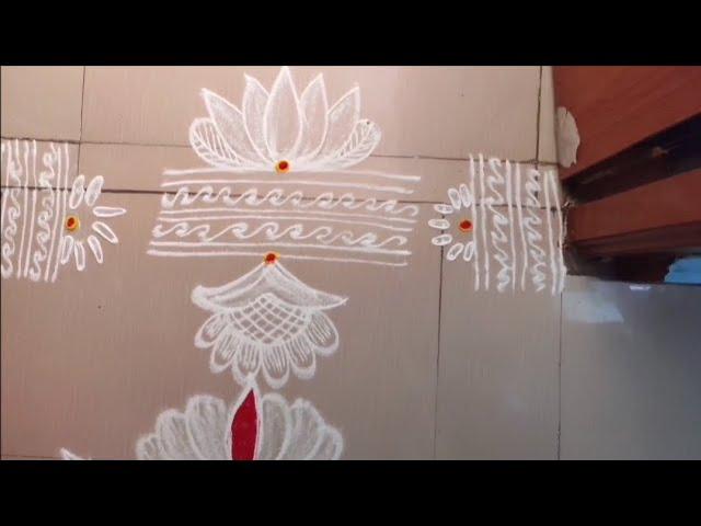 Friday padikolam||Nilavasal Alangaram||  Doorsteprangoli ||Kadapamuggulu|| Neethu NillavasalKolangal