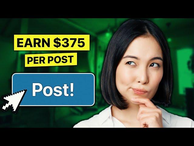 EARN $375 PER POST With This FREE AI Writing Tool (Make Money Online Easy)