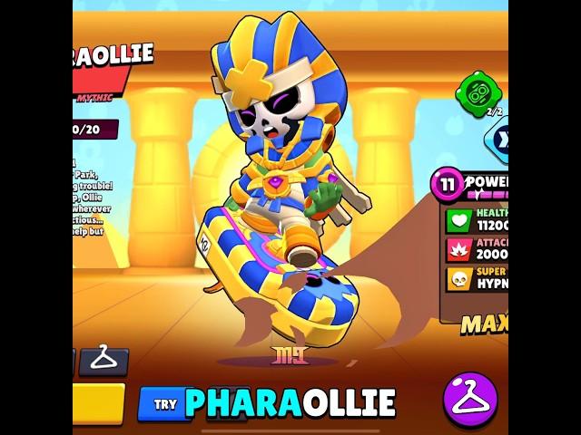 PHARAOLLIE SKIN  (Sneak Peaks) #brawlstars #shorts