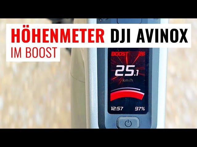 DJI AVINOX BOOST-Modus im TEST - Wie viele Höhenmeter sind machbar?