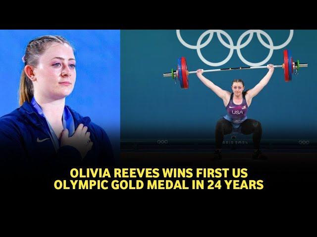 Paris 2024 Olympics: Olivia Reeves nearly cries as she wins first US Olympic gold medal in 24 years