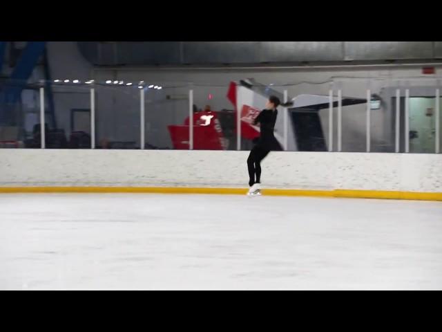 Анастасия Гулякова, тренировка тройного акселя (Triple axel practice by Anastasiya Gulyakova)