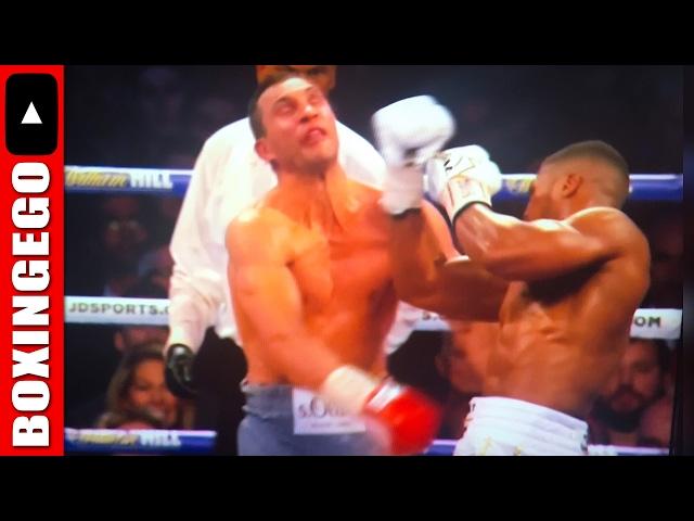 (WOW!!!) ANTHONY JOSHUA KO'S WLADIMIR KLITSCHKO IN EPIC SLUGFEST