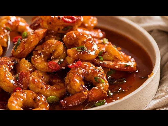 Asian Chilli Garlic Prawns