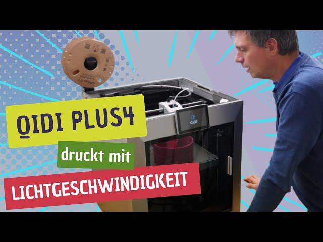 QIDI TECH PLUS4: Schnelles Großraummonster im Test – Aufbau & erster Druck!