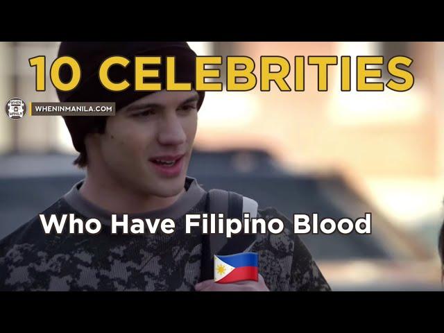 International Celebrities With Filipino Blood! Enrique Iglesias, Shay Mitchell And More...