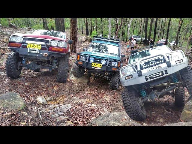 Land Rover vs Toyota vs Nissan @ Comp Track Menai