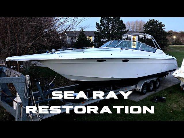 Why Are We Doing This?! Decided To DESTROY The Hull Of A 1990’s Yacht! 1992 Sea Ray 380 Sun Sport