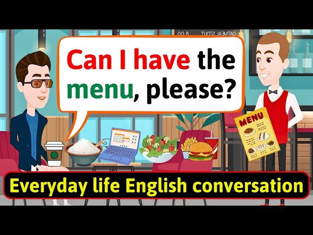 Shadowing English Conversation Practice (At the Coffee Shop) Improve English Speaking Skills