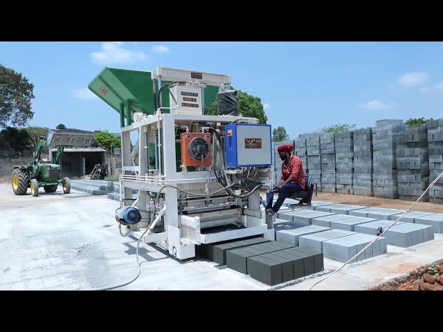 New Fully Automatic Concrete Block Machine| 1720 Block Machine | HDM800 Block Machine