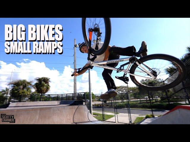 Big Bikes At The Skatepark! (I Did Something Crazy!)