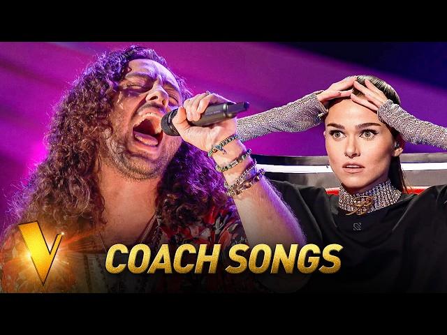 Coaches in SHOCK when hearing their OWN SONGS in the Blind Auditions of The Voice | Best of 2024