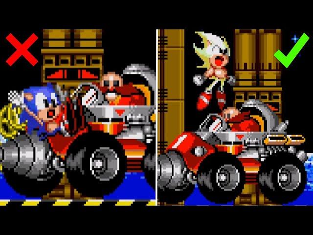 Super Sonic in Robotnik's Revenge ~ Sonic Hacks ~ Gameplay