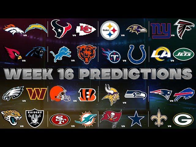 NFL Week 16 Predictions