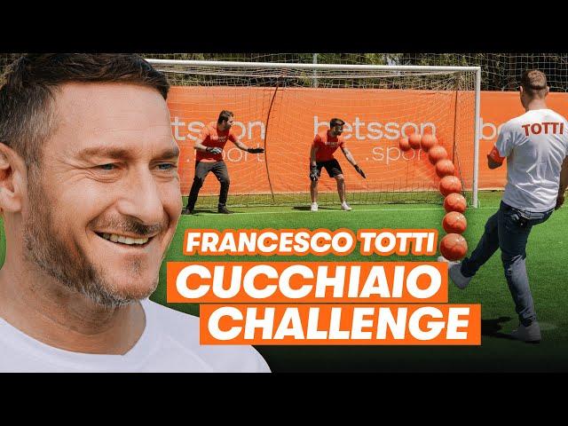 CUCCHIAIO CHALLENGE con FRANCESCO TOTTI e CALCIATORI BRUTTI | Presented by Betsson.Sport