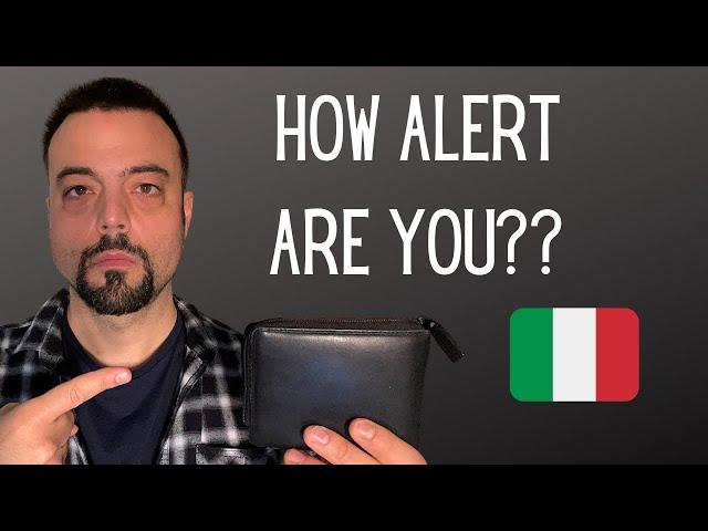 Pickpocketing in Rome. How Can We Be Safe?