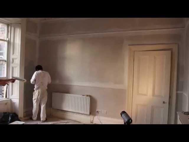 how to paint new plaster