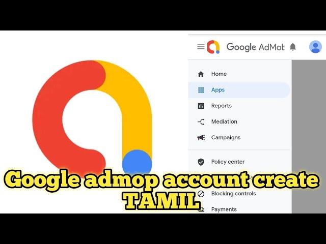 Google admob account create in tamil