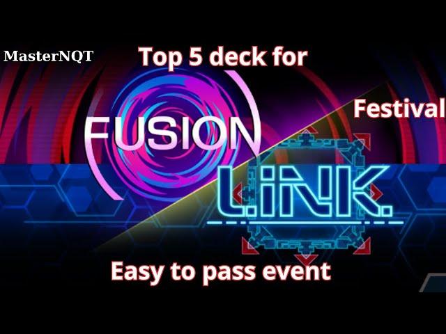 Top 5 deck for Fusion x Link Festival - Easy to pass event - Yu-Gi-Oh! Master Duel - MasterNQT
