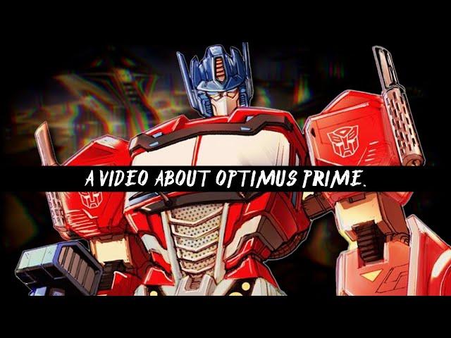 a video about optimus prime.