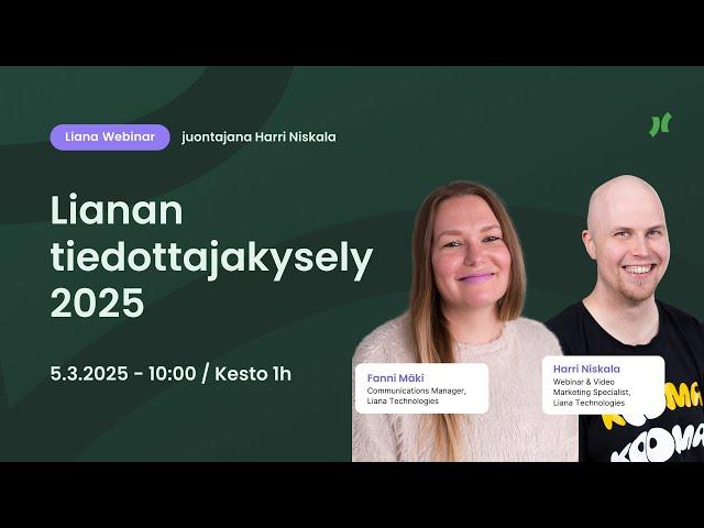 Webinaari: Lianan tiedottajakysely 2025