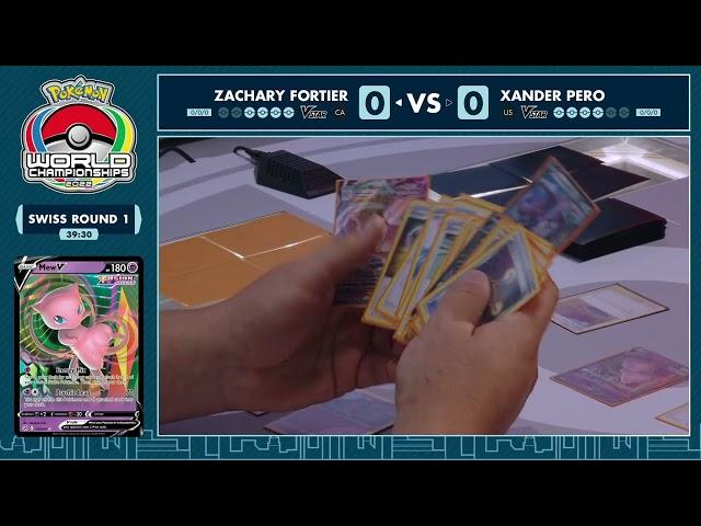 Xander Pero Vs Zachary Fortier | 2022 Pokémon World Championships TCG Swiss R1 Day 1