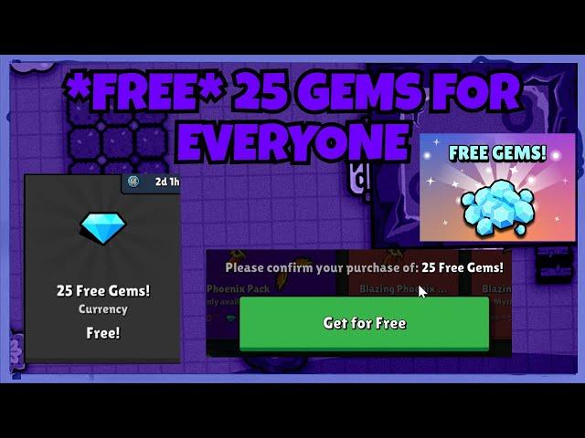 *FREE* ZR is giving out FREE 25 GEMS FOR EVERYONE