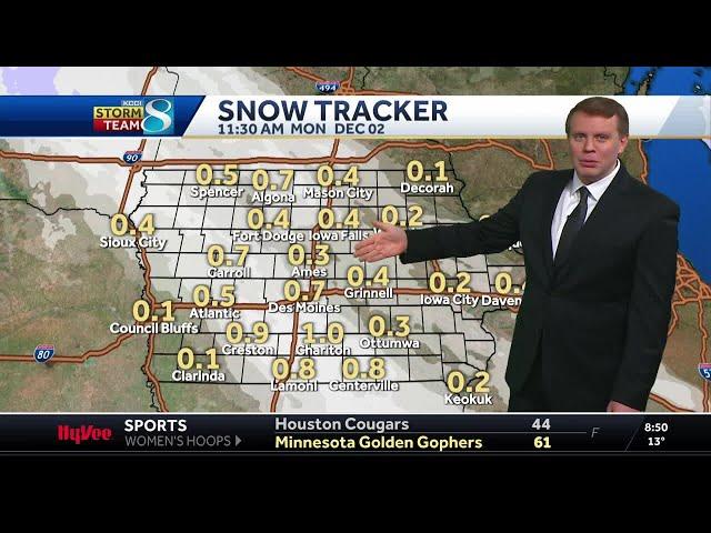 Cold Saturday, Snow Chances Increase Sunday