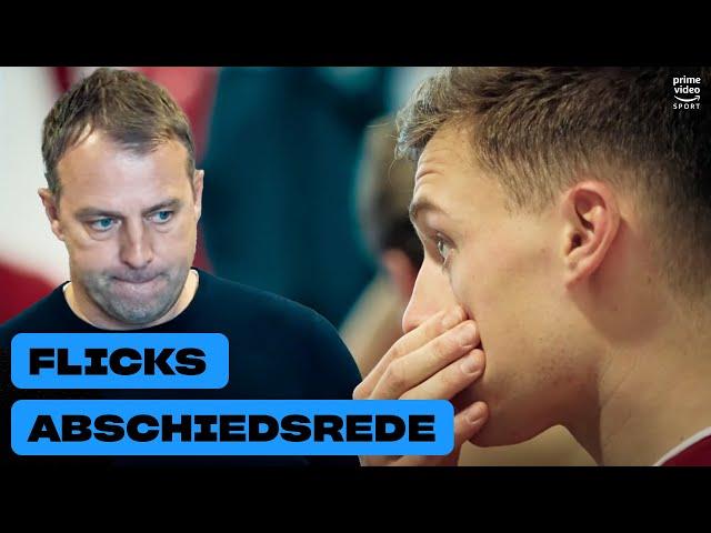 Emotionale Mannschaftsansprache von Flick in der Kabine | FC Bayern: Behind the Legend