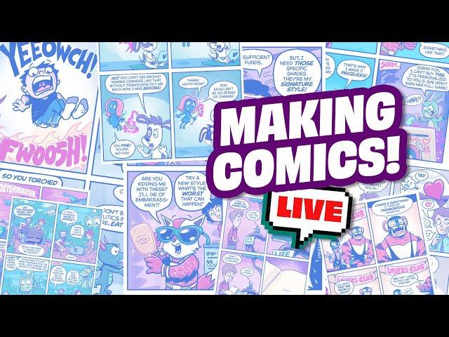 Let's Draw Comics LIVE!