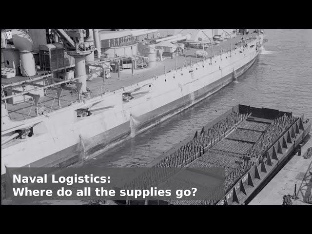 Naval Logistics - Where does the food, fuel and ammo go?