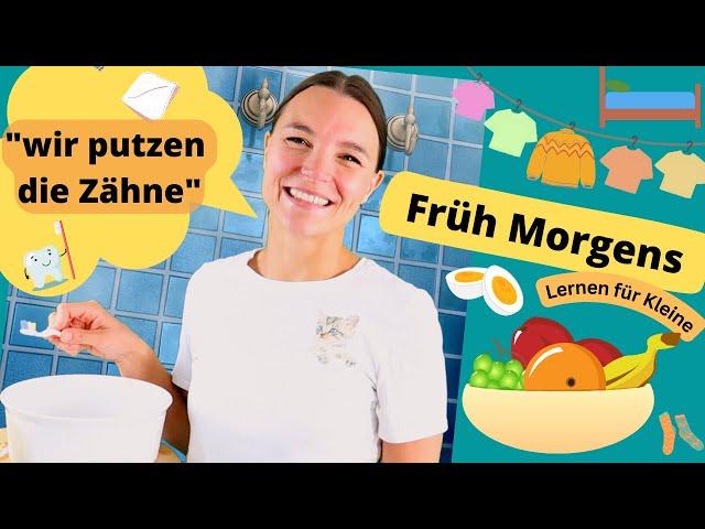 Zähneputzen und Morgenroutine spielerisch lernen | Lernvideos mit Miss Josi für Babys & Kleinkinder