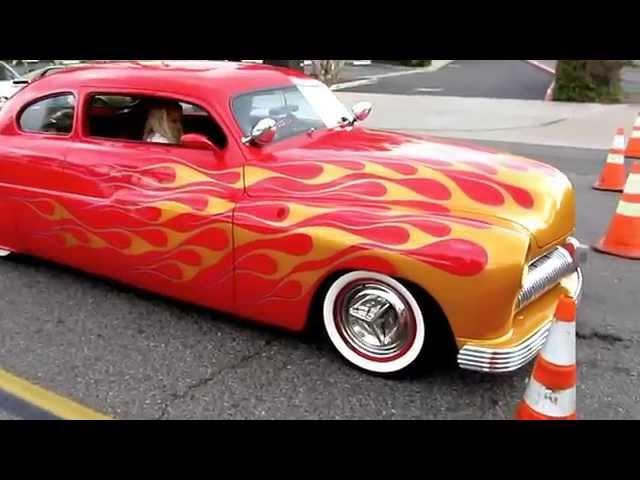 Gorgeous '51 Merc Lead Sled at Cruisin' Grand 2/22/15