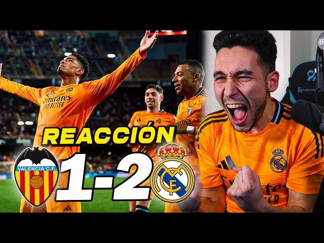 REACCIONES DE UN HINCHA al Valencia vs Real Madrid 1-2 *REMONTADA ÉPICA* | ByDiegoX10